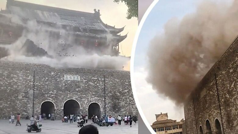 Collapse of a 650-Year-Old Ming Dynasty Tower Roof Sparks Alarm