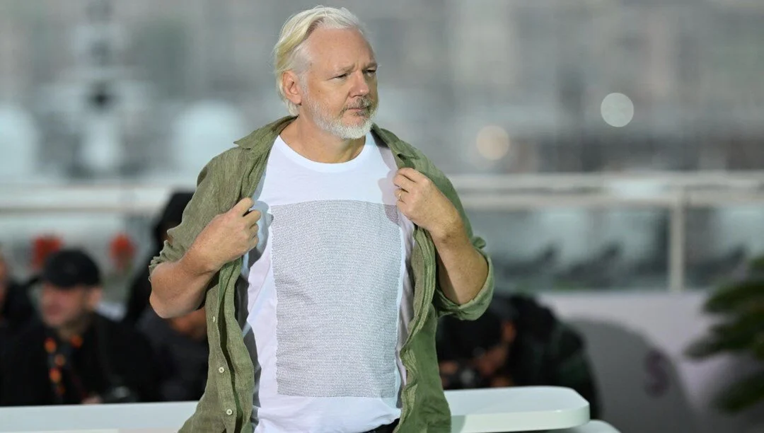 Julian Assange Sparks Global Attention at Cannes with Bold Gaza Protest Statement