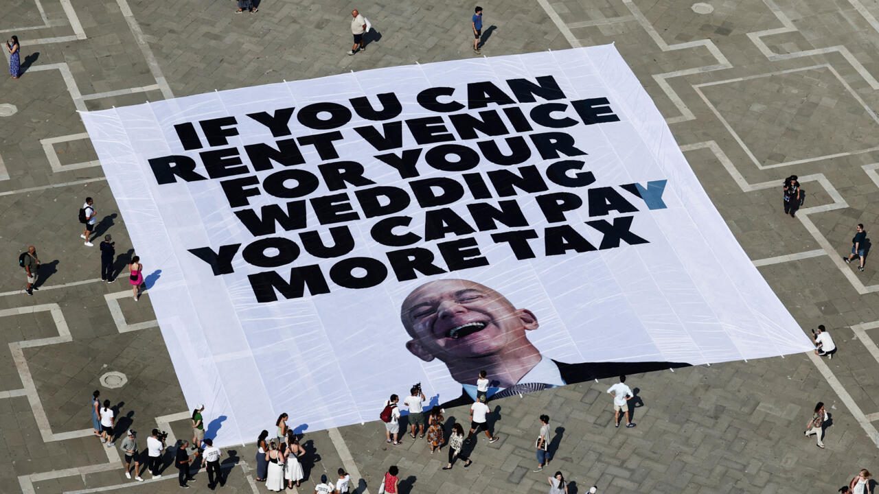 Jeff Bezos Wedding Sparks Protests in Venice Amid Climate and Housing Crisis