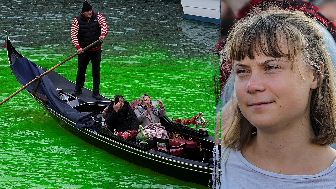 Activist Group’s Paint Protest in Venice Leads to Ban for Greta Thunberg